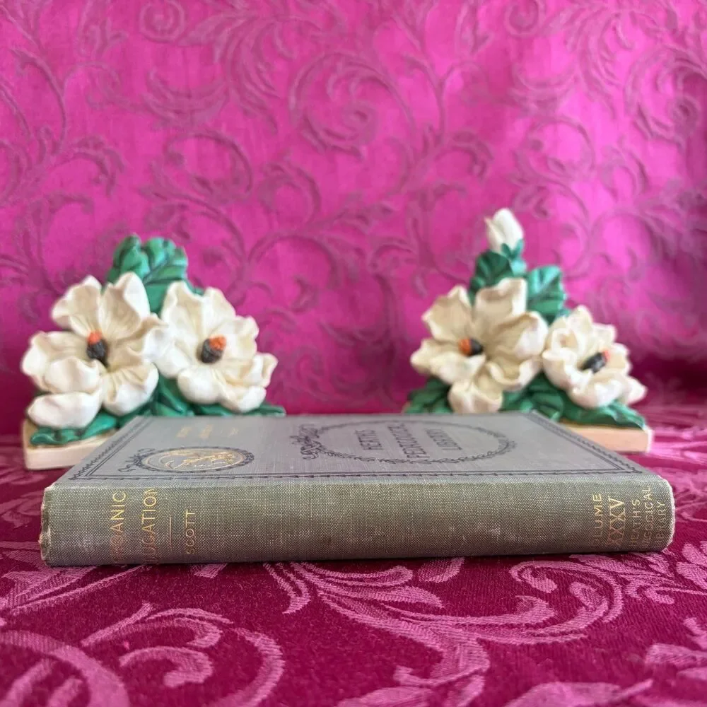 1899 Organic Education by Harriet M. Scott, Antique School Book, D. C. Heath